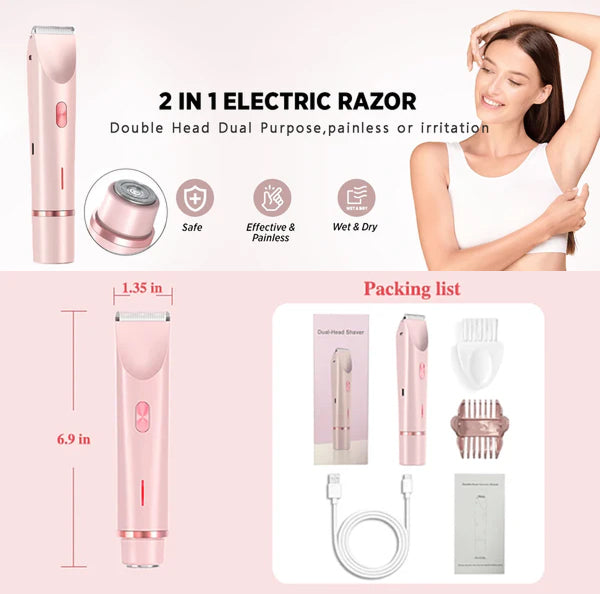 2-in-1 Women's Electric Shaver & Epilator