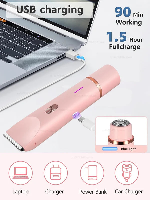 2-in-1 Women's Electric Shaver & Epilator