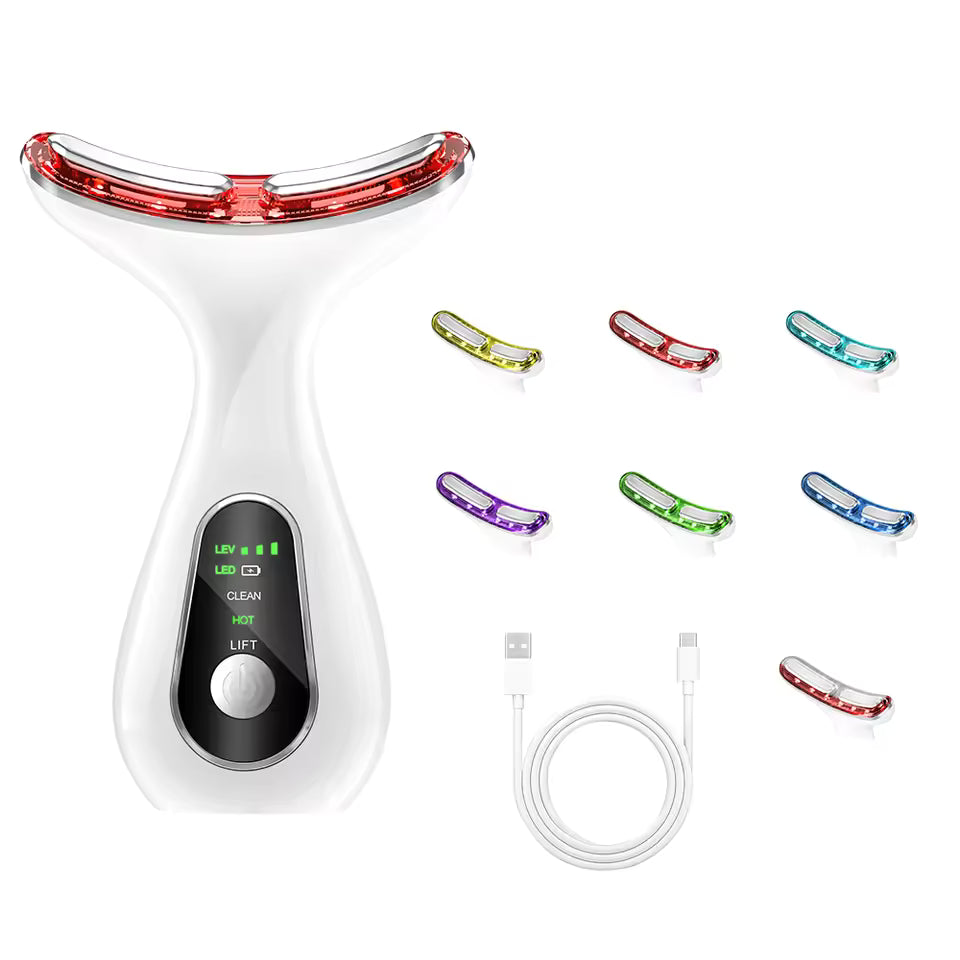 LED Microcurrent Face & Neck Lifting Massager