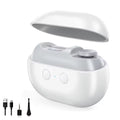 Electric Nail Clipper Electric Nail Trimmer Polisher Portable Fingernail Cutter with Light File Nail Clip Storage Rechargeable