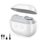 Electric Nail Clipper Electric Nail Trimmer Polisher Portable Fingernail Cutter with Light File Nail Clip Storage Rechargeable